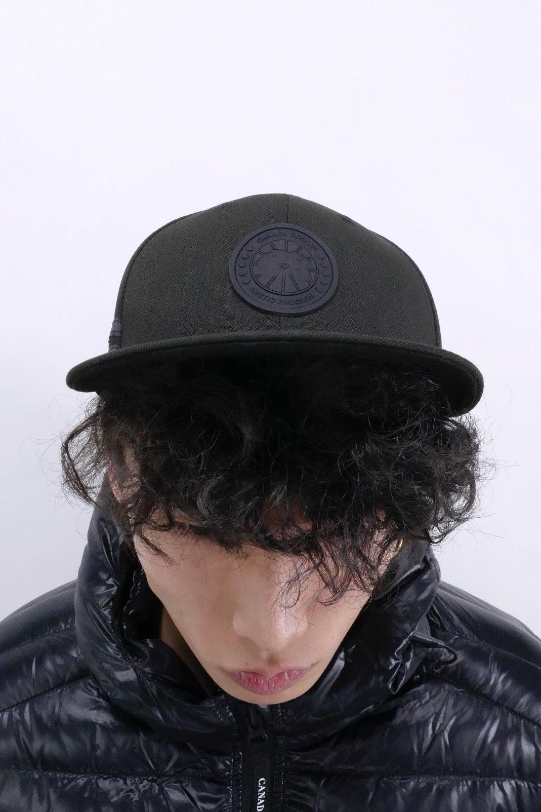 Canada Goose Mens Winter Hat Arctic Snapback Cap Black Due West