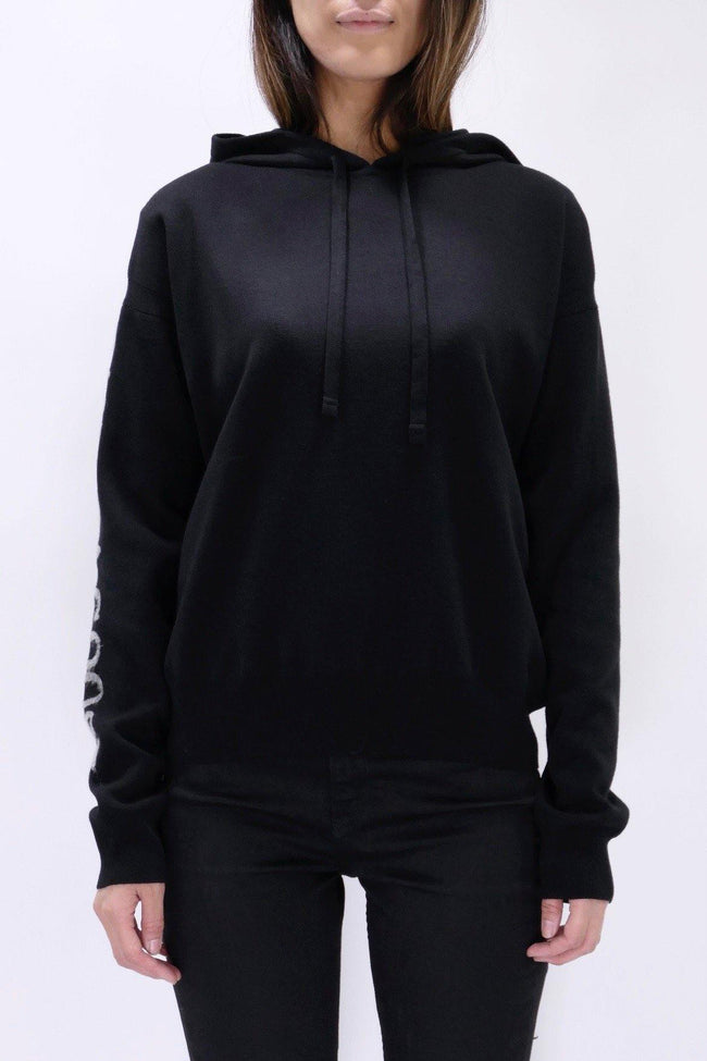 Canada Goose Womens Knit Hoody Belleville  - Black - Due West