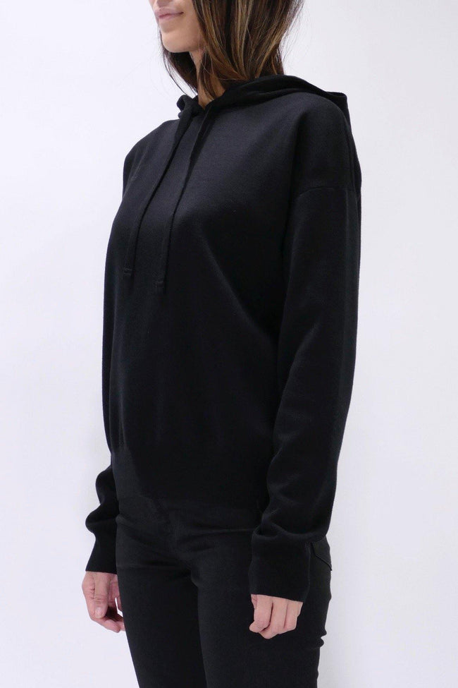 Canada Goose Womens Knit Hoody Belleville  - Black - Due West