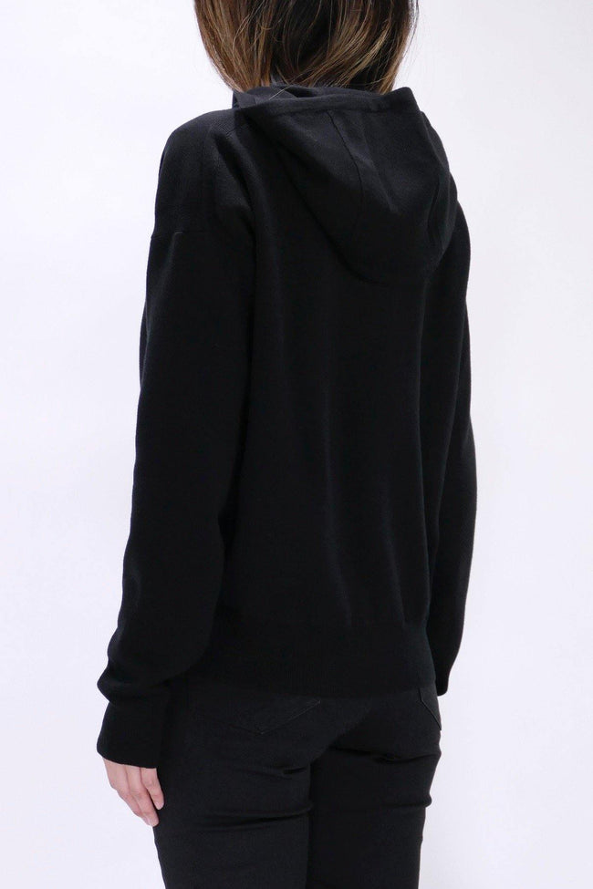 Canada Goose Womens Knit Hoody Belleville  - Black - Due West