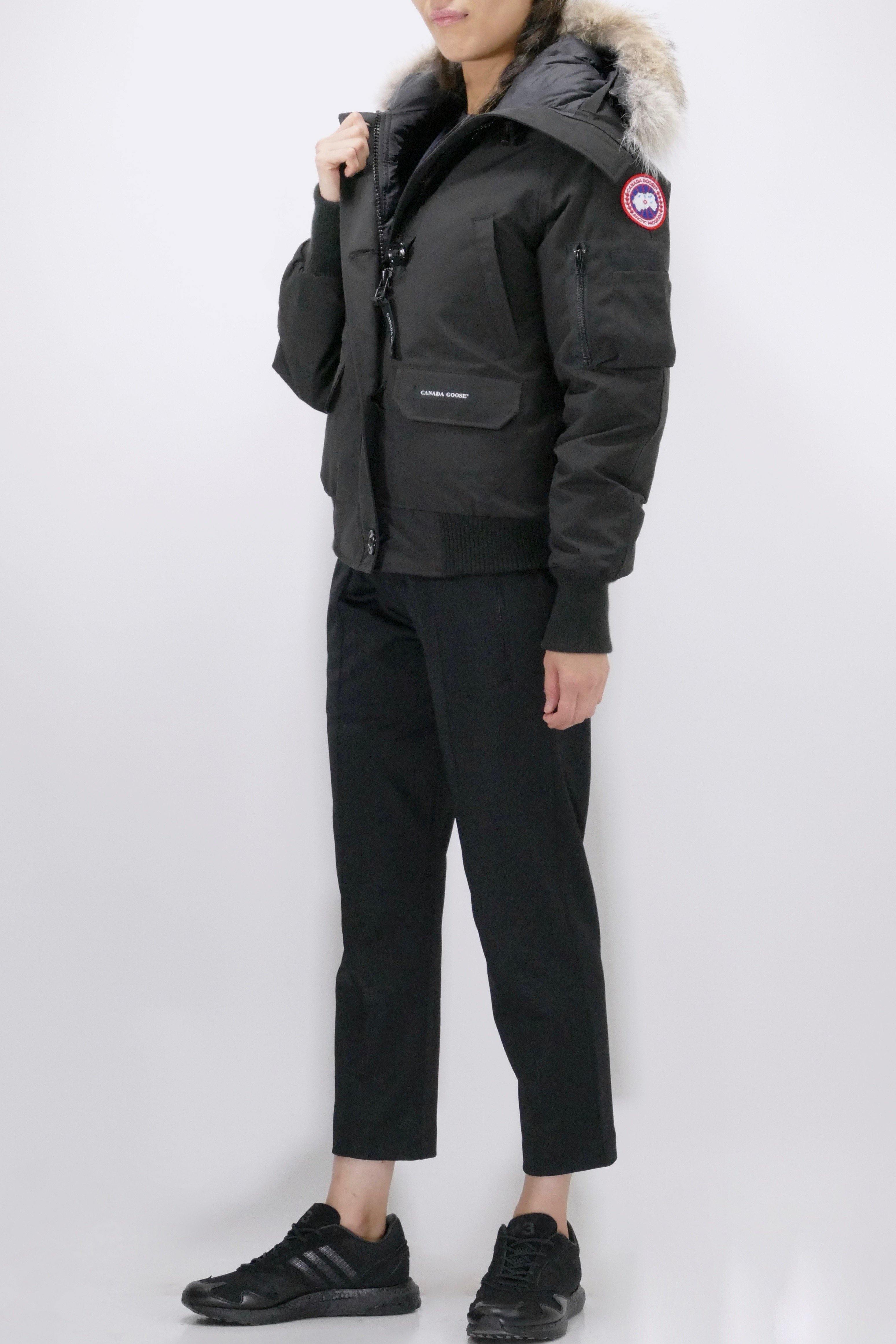 Canada Goose Womens Down Bomber Chilliwack Black Due West