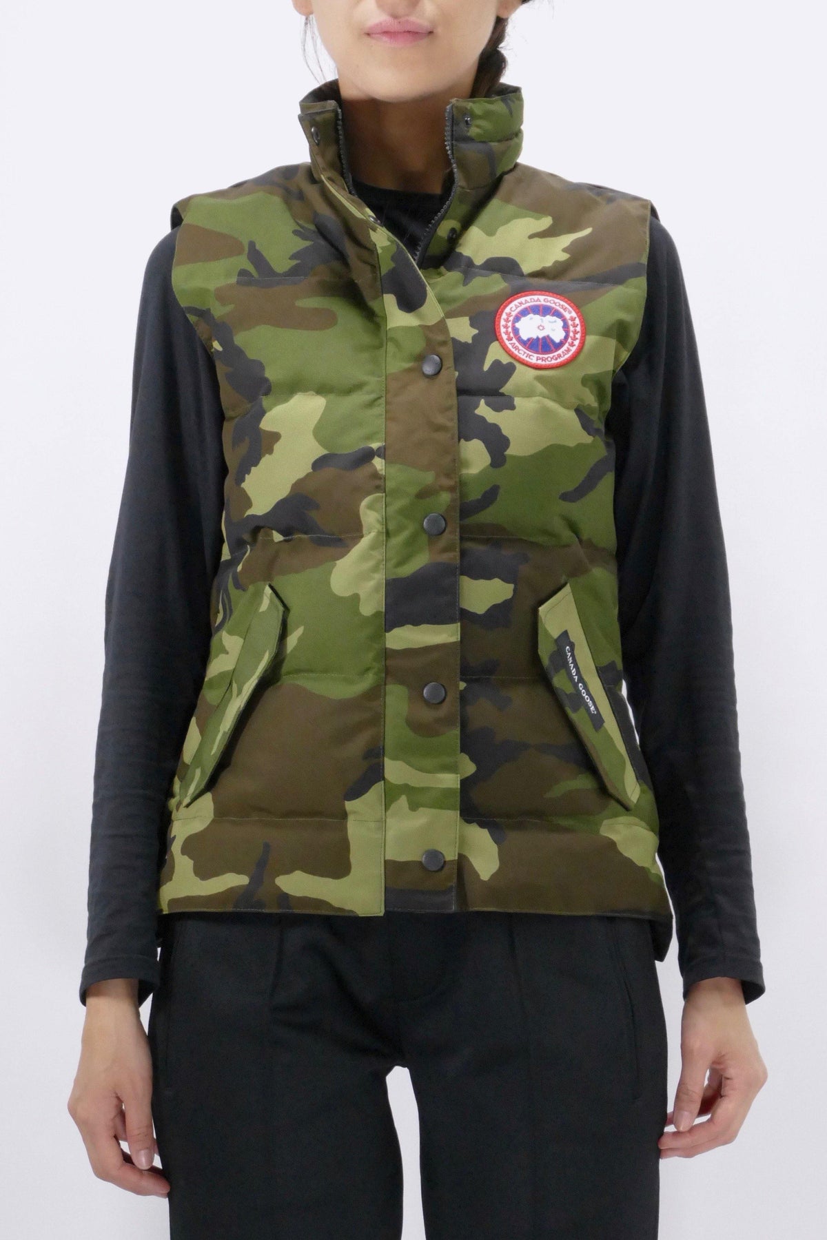 Canada Goose Womens Lite Vest Freestyle Heritage  - Classic Camo - Due West