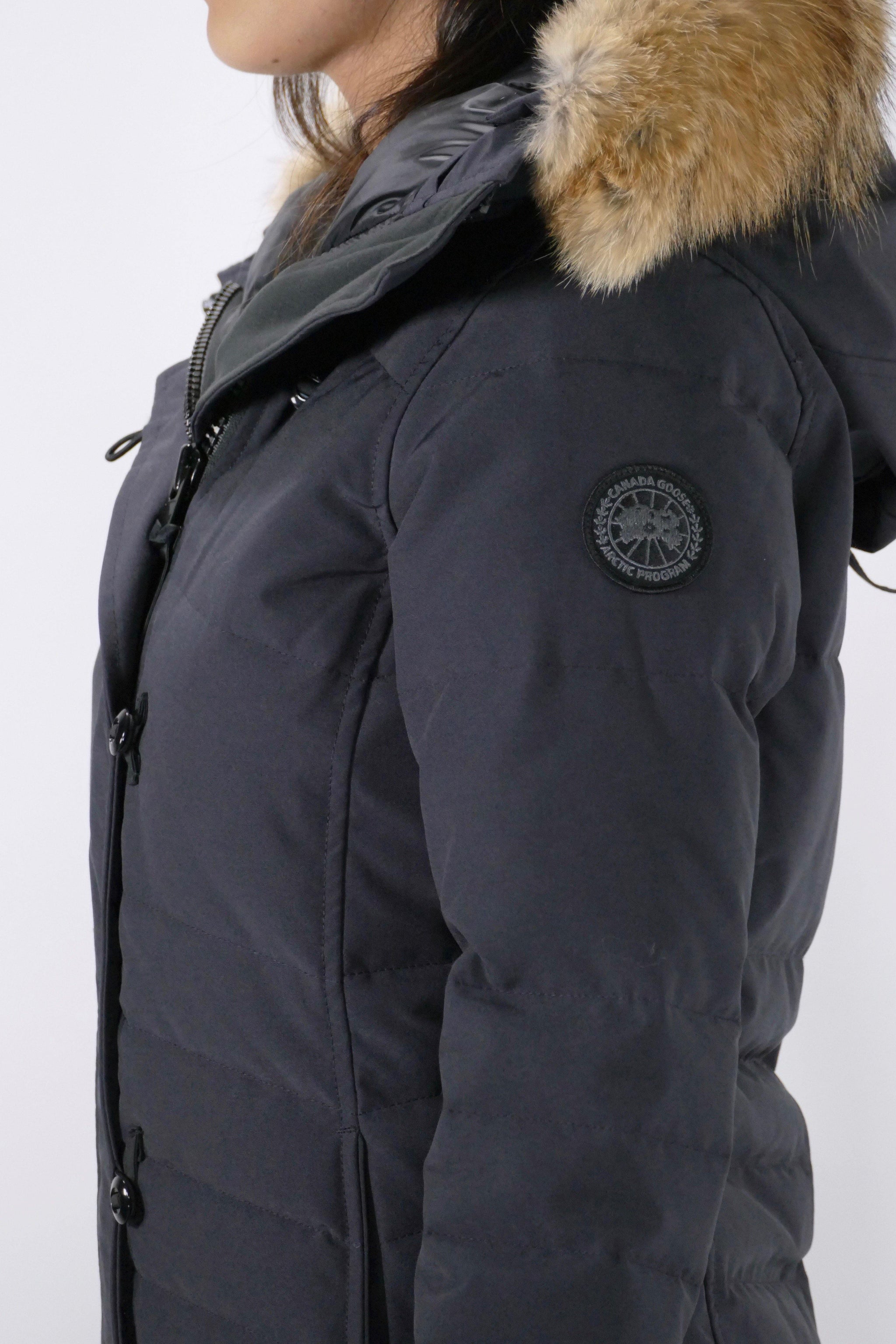 Canada Goose Womens Down *Parka Lorette Black Label Navy Due West