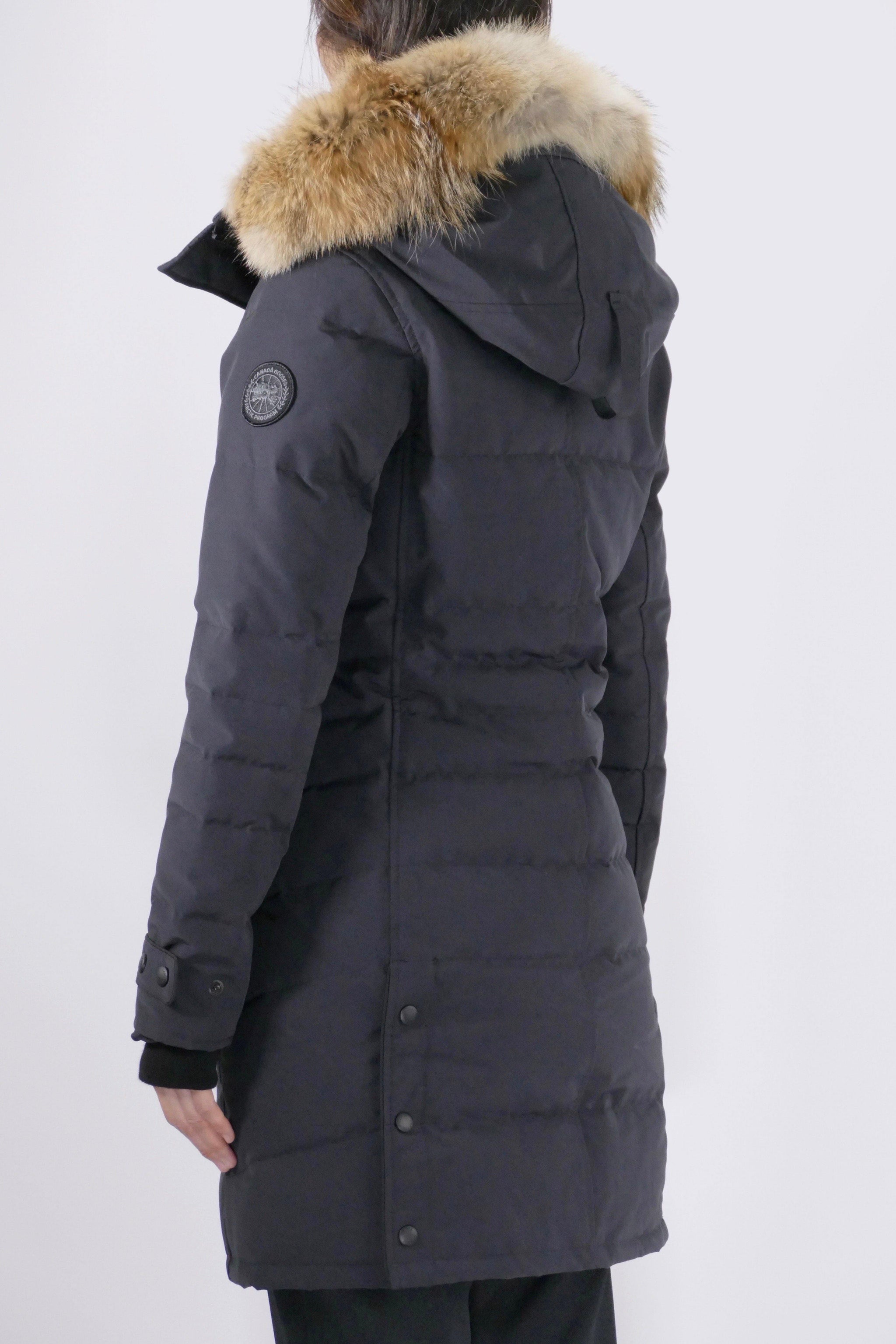 Canada Goose Womens Down *Parka Lorette Black Label Navy