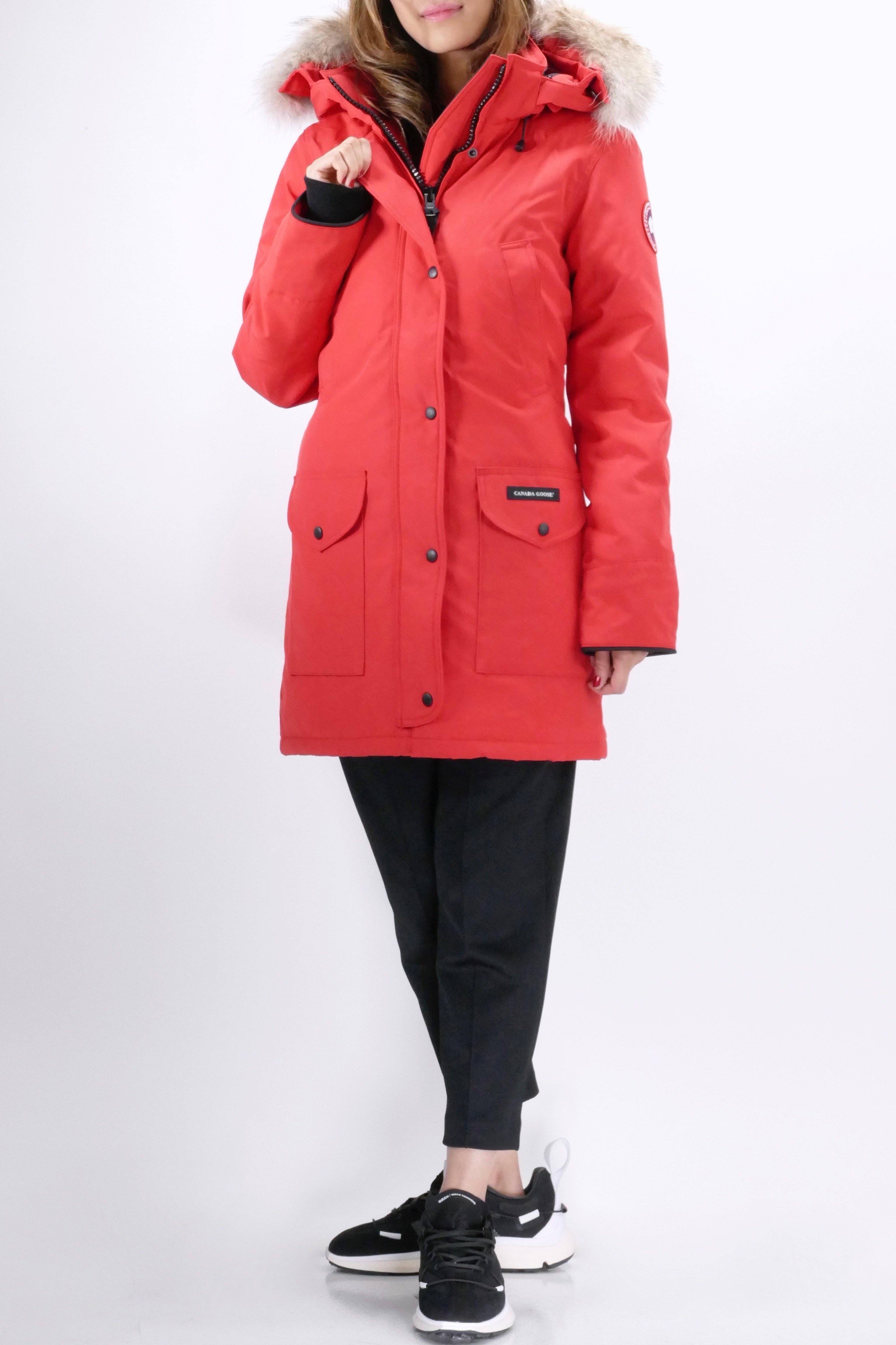 Canada Goose Womens Down *Parka Trillium Red Due West