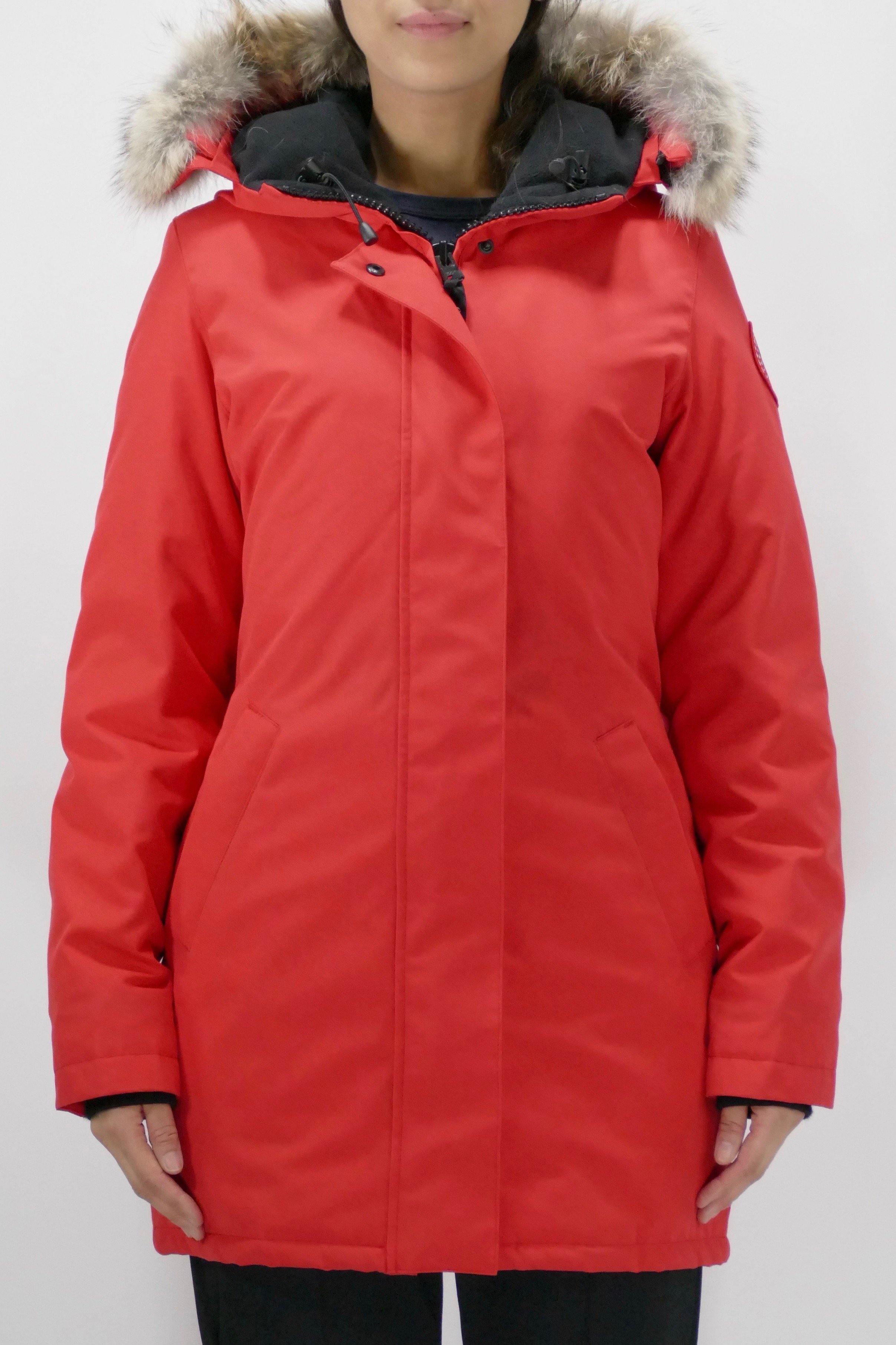Canada Goose Womens Down *Parka Victoria Red Due West