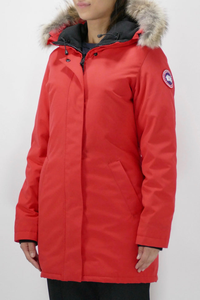 Canada Goose Womens Down *Parka Victoria  - Red - Due West