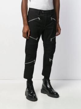 Neil Barrett Motorcross Zipped Trouser Black - Due West