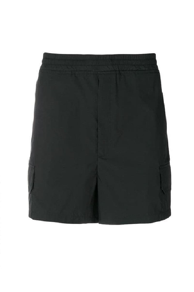 Neil Barrett Mens Parachute Techno shorts Black - Due West